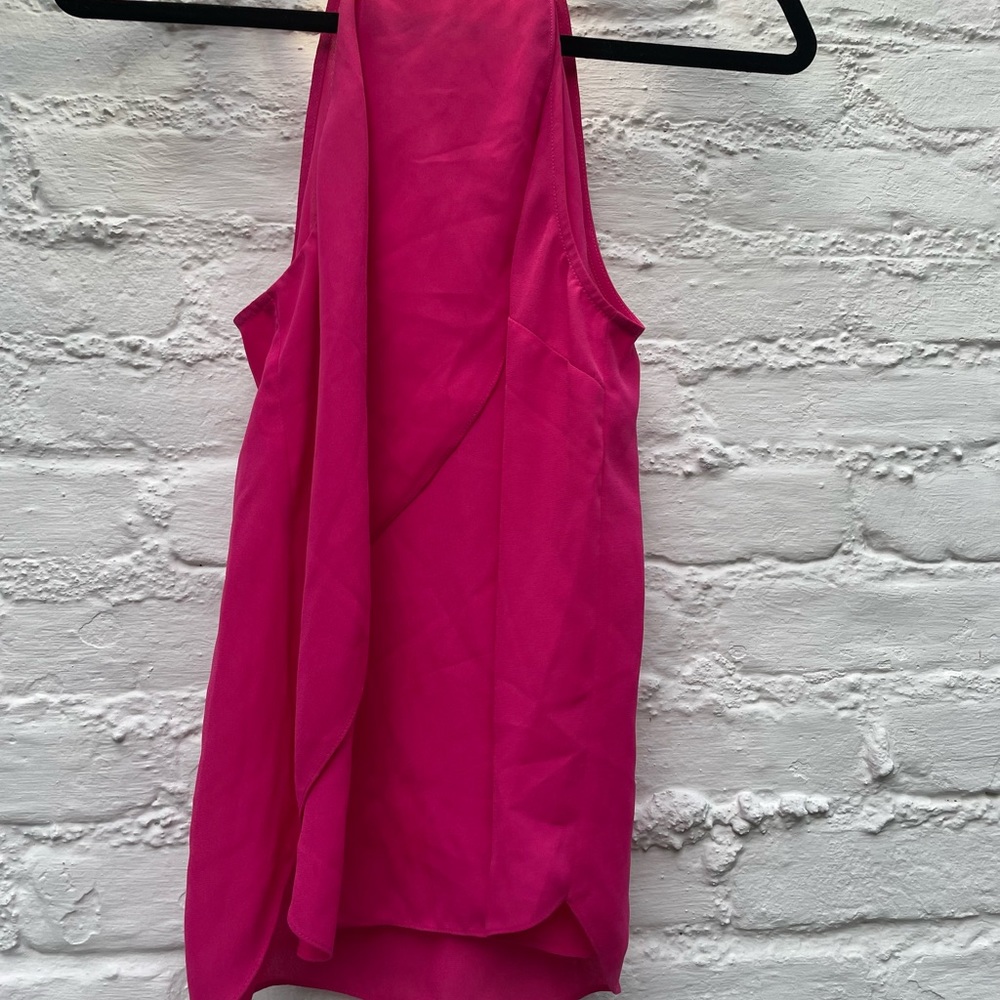 1. State hot pink halter tank top